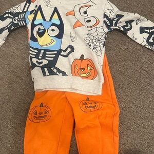 Halloween Matching Set Bluey Bingo Toddler